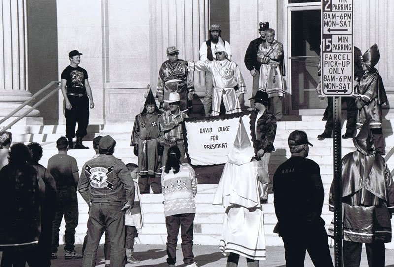 Christian Knights Rally for One of David Duke's Previous Presidential Bids